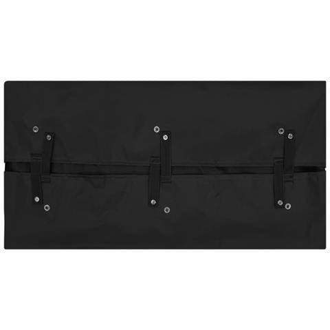 Telo per Carrello da Giardino Nero 86x46x41 cm Tessuto - Foto 2