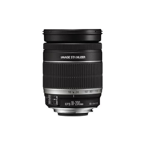 EF-S 18-200mm f / 3.5-5.6 IS, 16/12, 0,45m, 29 - 320 mm, Nero, 7,2 cm, 595g - Foto 1