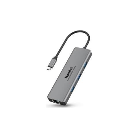 Replicatore di Porte e Docking Station per Notebook PD200U Cablato 5x USB 3.2 / HDMI / LAN + Power Delivery 85W - Grigio - Foto 3