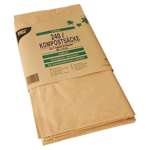 14189 sacchetto per rifiuti 240 L Marrone 2 pz - Foto 2