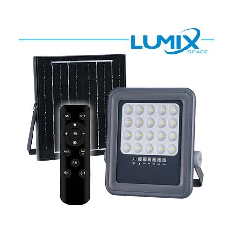 PROIETTORE SOLARE LED 50W + Crepuscolare - Foto 1