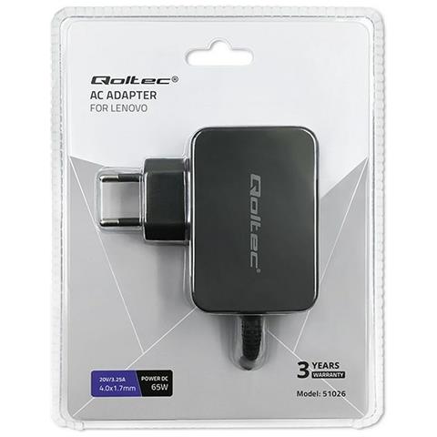 Caricabatterie Portatile Qoltec 51026 65 W - Foto 2