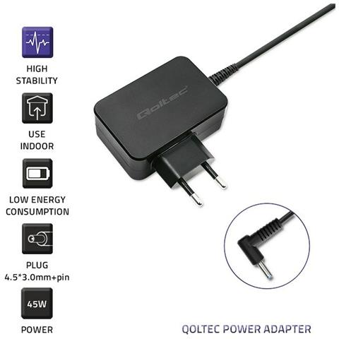 Caricabatterie Portatile Qoltec 51026 65 W - Foto 7