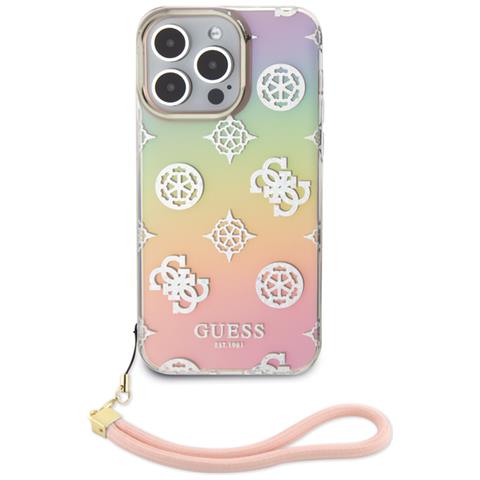Cover Per Iphone 15 Pro Tpu Peony Con Cordino, Multicolore - Foto 2