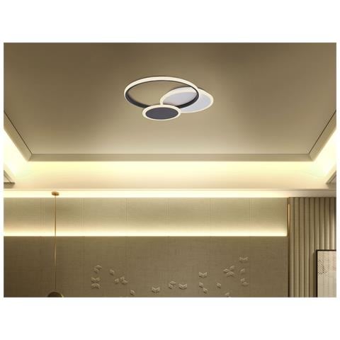 Lampadario A Led Zami Metallo Nero - Foto 1