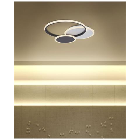 Lampadario A Led Zami Metallo Nero - Foto 8