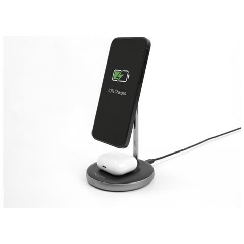 Caricatore wireless 2 in 1 con 5 W / 7,5 W / 10 W / 15 W - Qi - Foto 2