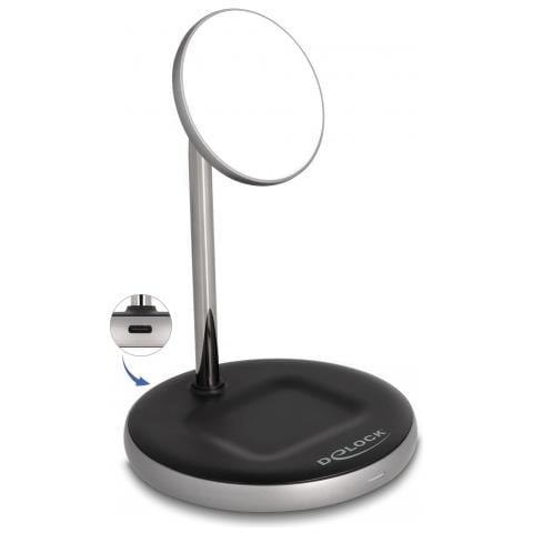 Caricatore wireless 2 in 1 con 5 W / 7,5 W / 10 W / 15 W - Qi - Foto 1