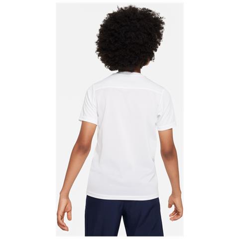 T-Shirt Dry Park Vii Jr Bv6741-101 Bambino Taglia M Colore Bianco /Nero - Foto 2