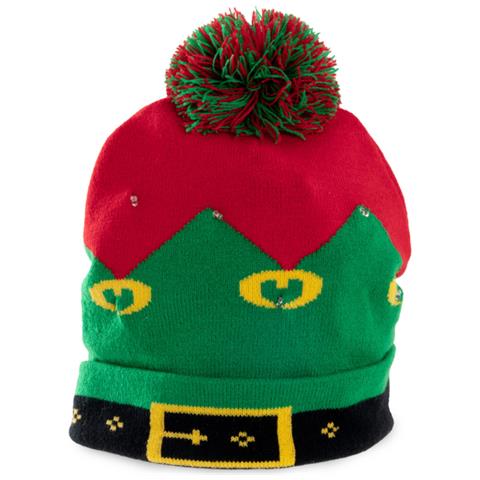 Berretta Led Luminoso Invernale Natalizia Da Neve Cappello Natale Xmas Bimbo - Foto 2