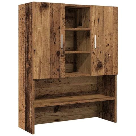 Mobile Per Lavatrice Legno Antico 70,5x25,5x90 Cm - Foto 2