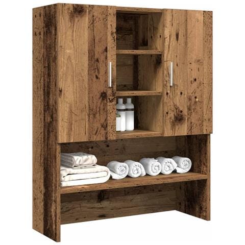 Mobile Per Lavatrice Legno Antico 70,5x25,5x90 Cm - Foto 1