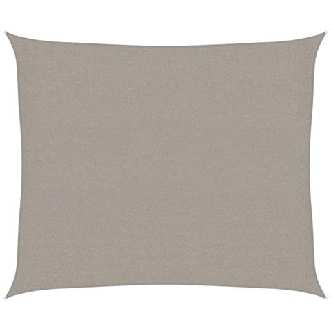 Vela Parasole 160 G /m Rettangolare Grigio Chiaro 2,5x3 M Hdpe - Foto 1