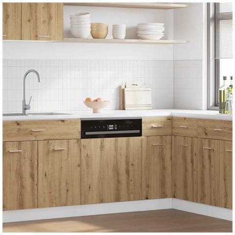 Pannello Lavastoviglie “Lyon” Rovere Artigianale 45x3x67 cm - Foto 2