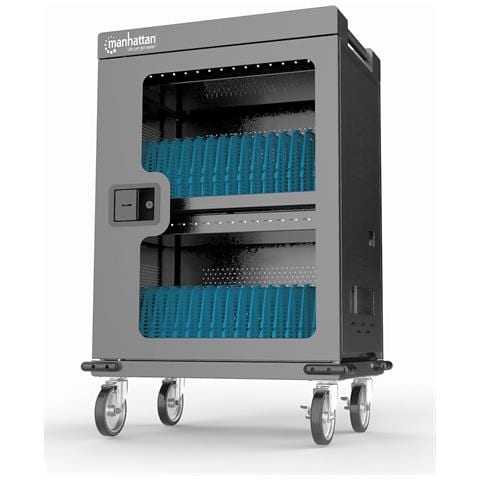 102353 Portable Device Management Cart& Cabinet Carrello Per La Gestione Dei Dispositivi Portatili Grigio - Foto 1