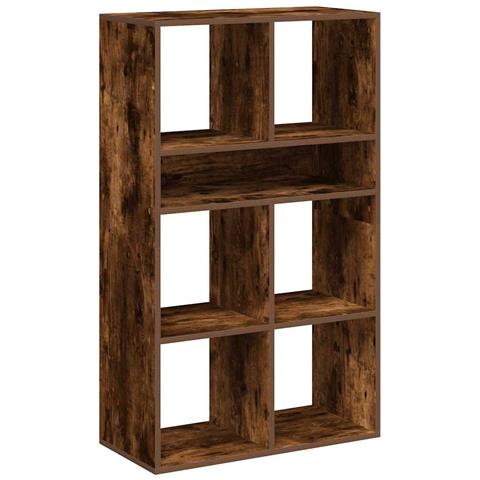 Libreria Rovere Fumo 66x31x112 Cm In Legno Multistrato - Foto 2