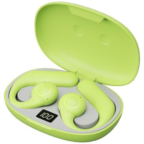 Auricolari Wireless Ad Orecchio Aperto Con Durata Della Batteria Estesa Green - Foto 1