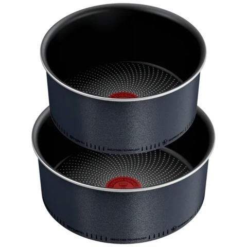 Set Di 2 Pentole In Alluminio 18/20 Cm + 1 Manico Nero - L7239003 - Foto 2