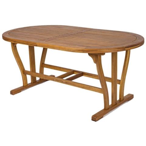 Turris - Tavolo Da Giardino Allungabile In Legno Massiccio Di Acacia - Foto 1