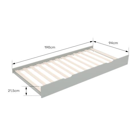 Cassetto-letto Bianco - Foto 2