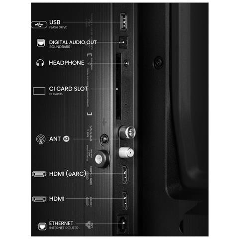 40A4Q 101,6 cm (40") HD Smart TV Wi-Fi Nero 200 cd /m² - Foto 2