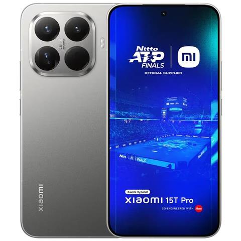 15T Pro 5G 512GB 12GB Ram Display 6.83" AMOLED max 144Hz Main Camera 50MP Leica Summilux Dual nanoSim (+eSim) USB Type-C HyperOS2 Dimensity 9400+ 5500mAh Gray - Foto 1
