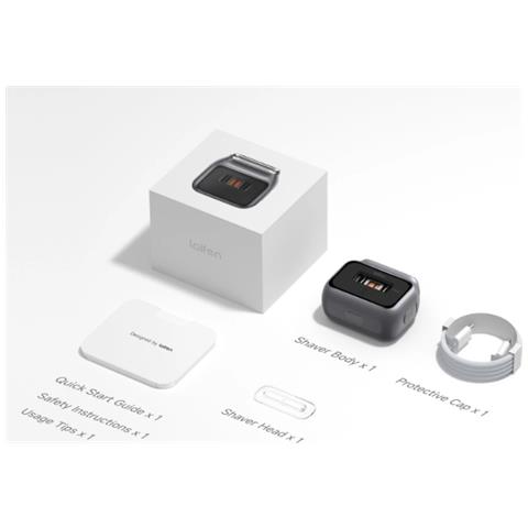 P3 Pro Rasoio Elettrico in Lega di Alluminio a 3 Lame Grigio Siderale - Foto 2