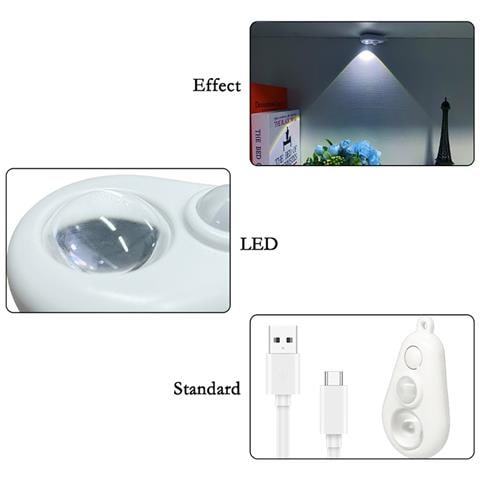 Raindrop Cat Eye Luce Con Sensore Di Movimento - Illuminazione Led Wireless Per Armadietti - Foto 2
