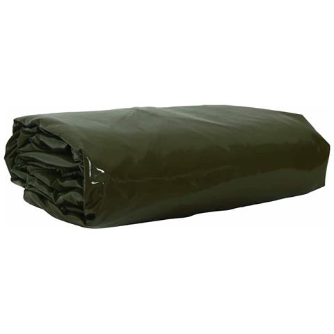 Telo 650g / m² Verde oliva 5 x 8 m Tela con rivestimento in PVC - Foto 1