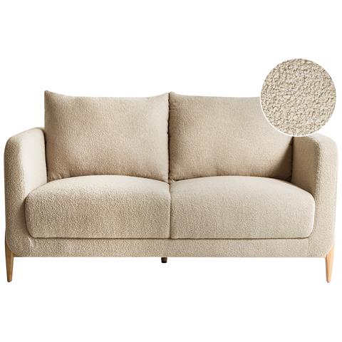 Divano 2 Posti Gimo Bouclé Beige - Foto 2