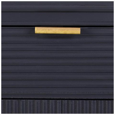 Comodino In Legno Grigio Scuro 39,5x36x70,5 - Foto 8