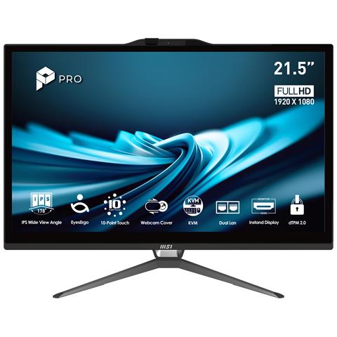 MSI Pro AP222T 14MA-613EU, 54,6 cm (21.5"), Full HD, Intel® Core™ i3, 8 GB, 512 GB, Windows 11 Home - Foto 1