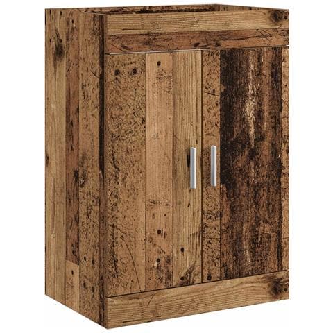 Mobiletto da Bagno Sotto Lavabo Legno antico 56 x 37,5 x 81 cm - Foto 1