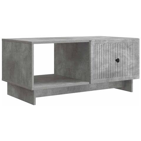 Tavolino da salotto Grigio Cemento 90 x 50 x 40 cm - Foto 1