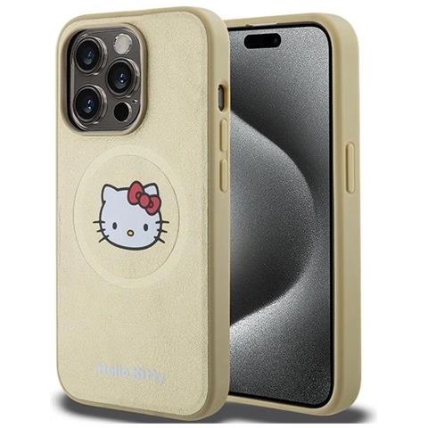 Hello Kitty Custodia Magsafe Per Iphone 13 Pro Max - Dorata - Foto 1