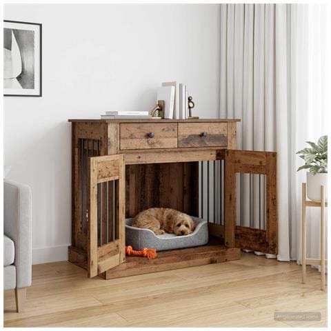 Mobile da cassa per cani Legno antico 90 x 47,5 x 80 cm - Foto 2