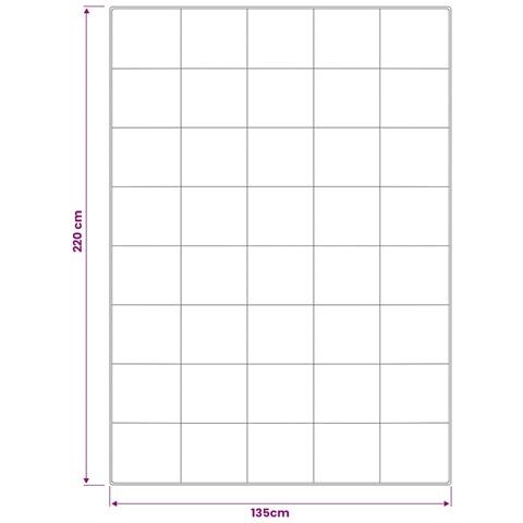 Set di piumone e cuscini 3 pz 135x220 cm Estate 140 GSM Lana - Foto 10