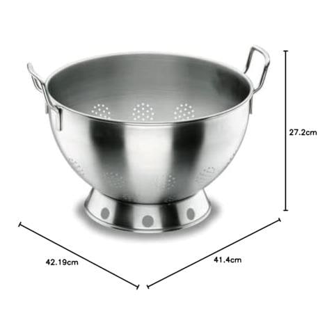 50340 - Scolapiatti in acciaio inox con base, 14,5 litri - Foto 2