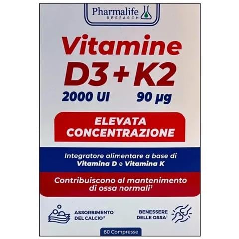 Vitamine D3+K2 60 Compresse - Foto 1