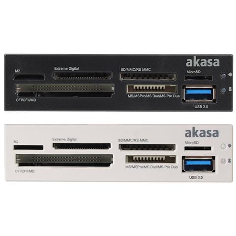 AK-ICR-07U3, CF, Memory Stick (MS) , microSDHC, MMC, MS Micro (M2) , MS PRO, MS PRO Duo, SD, SDHC, SDXC, 8, 89 cm (3.5") , 480 Mbit / s - Foto 2