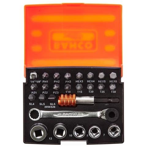 Teste Cacciaviti 8 Mm A Taglio Philips Pozidriv Hex Torx 26 Pz - Foto 1