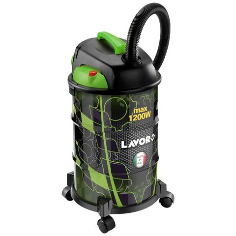 LAVOR Aspirapolvere / Liquidi Rudy 30S - 1000 W (Max1200 W) - 180 Mbar / 18 Kpa - 30 L / S - Fusto 30 Litri