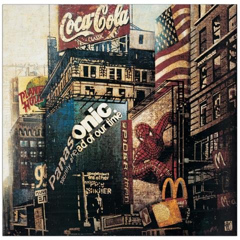 Ec22051 Quadro Decorativo Spiderman Planet - Foto 1