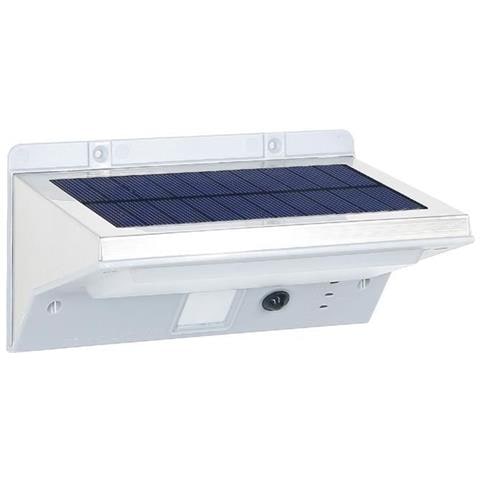 Lumi Da Giardino Derby W11 - Faro Energia Solare, 21 Led Per Esterni, Impermeabile, Con Movimento Di Rilevatore, E Spazzolato In Acciaio Inox, Integrato, 2 W 16,4 X 10,9 X 8,4 Centimetri - Foto 6
