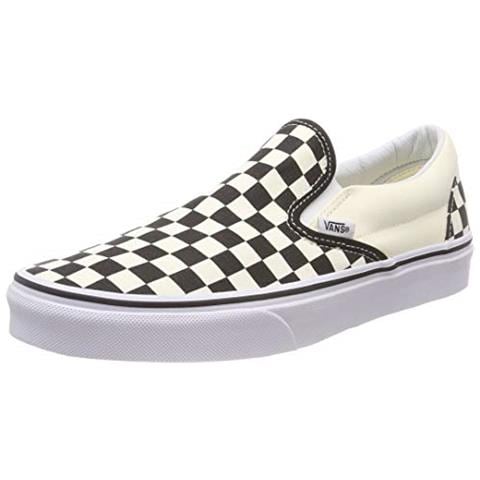 Vans U Classic Slip-on, Sneaker Unisex Adulto, Bianco (nero / bianco / checker Bianco), 38 - Foto 1