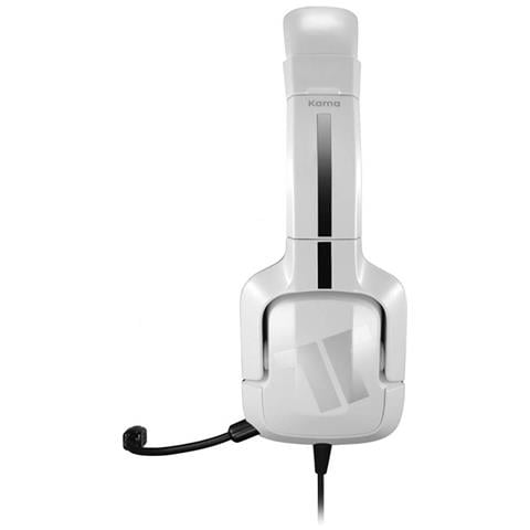Cuffie Da Gioco Multipiattaforma Kama Plus Con Jack Da 3,5 Mm 1,9 M, Bianco - Foto 3