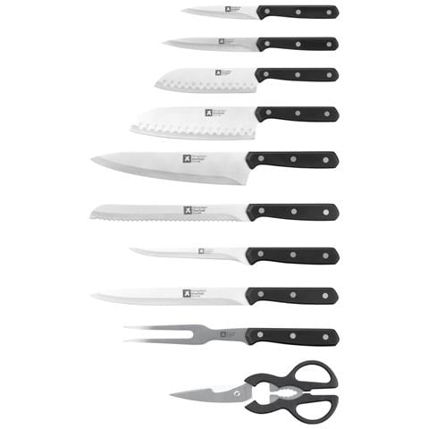 Set Coltelli da Cucina 10 pz Cucina con Ceppo - Foto 2