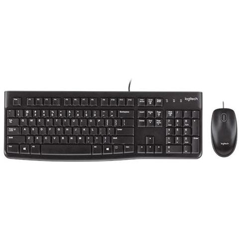 Tastiera e Mouse USB 920-002547 (Layout Portoghese) Colore Nero - Foto 1