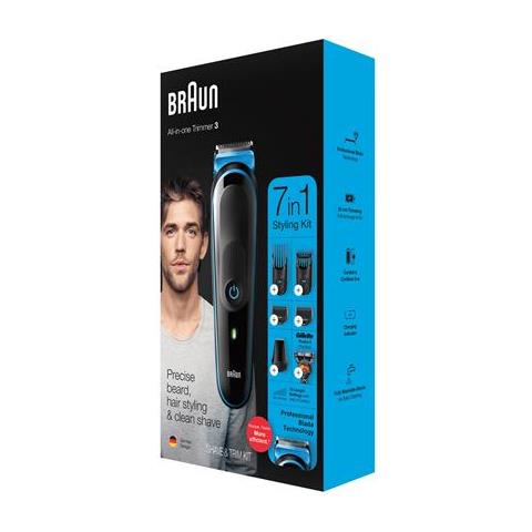Regolabarba All-in-one Mgk3245 Cordless, Numero Di Passi Di Lunghezza 13, Nero / blu - Foto 2