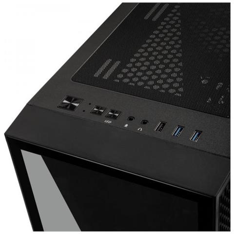 Case Void Rift Midi Tower ATX / Micro ATX / Mini-ITX 2 Porte USB 3.2 Colore Nero (Finestrato) - Foto 4